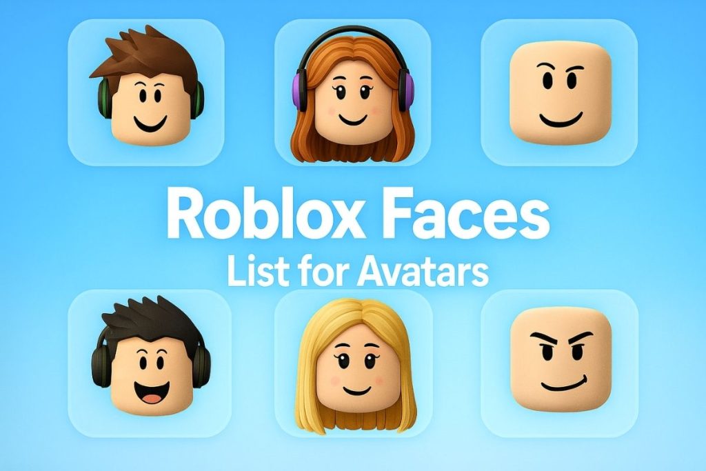 Roblox Faces: Ultimate Avatar Face List and Face ID Guide (2025)